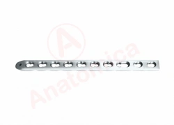 Small straight plate with angular stability with limited contact