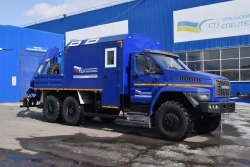 Cargo-passenger truck, Mobile workshop with CMU, Mobile laboratory with CMU, Cargo-passenger truck with CMU (KAMAZ-43502-45 chas