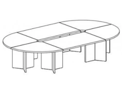 Oval table