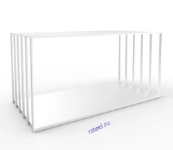Sheet metal vertical storage rack SVM