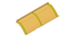 Ceiling panel right middle 529265-5702229-03