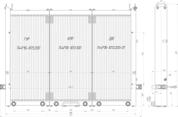Block of oil radiators 744?1B-1013.000