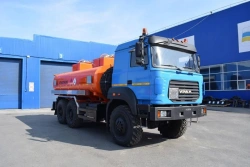 Oilfield tank truck, UZST brand, type UZST02, modification 6619N-17 on chassis Ural 5557-80