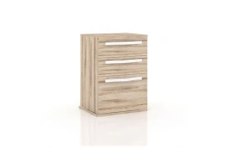 Marta LD 124.120.000 shoe cabinet (White/Desira Ash )