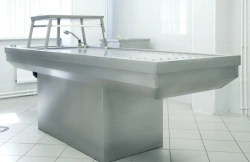 Autopsy table "Tanartis", model Luxe, according to TU 9452-017-89079081-2015 with accessories