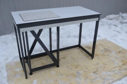 Laboratory table for analytical clocks, series "Delta"