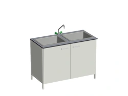 Metal wash table. Model: SMD