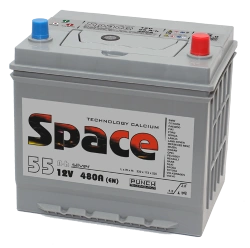Lead accumulator for starting piston engines 6ST-55VLA Asia 55D23 "Space"
