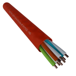 High-frequency cable of pair twisting U/UTP Cat 5e ZH ng(A)-HF 16pr 24 AWG