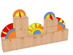 Rainbow Big Toy Wall for Children SI-RDG-B