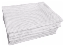 Cotton waffle towels