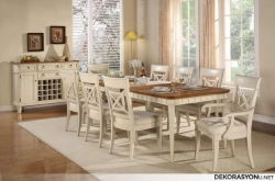 Wooden furniture for dining room and living room "bon appetit" suite