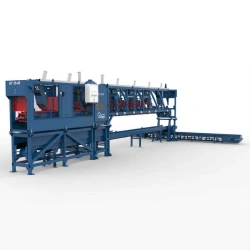 Log sawing machine caterpillar-chain BG 35-55 Line