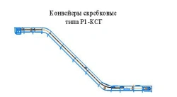 Scraper conveyor type R1-KSG-400