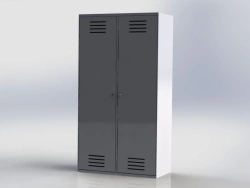 Double-leaf cupboard