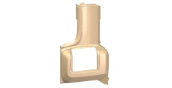 Interior lower rear partition panel
