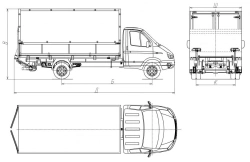 Cars of modifications 3008AM - 1, 3008AM - 2, 3008CM - 1, 3008CM - 2 based on GAZ chassis of modifications 3302, 330202, 33023,