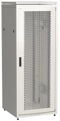 LN35-42U88-PM ITK LINEA N 42U 800x800mm perforated glass front doors rear metal grey.