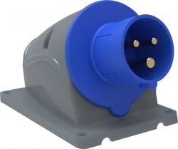 PSN51-016-3 Stationary plug SSI-513 16A-6h/200-250V 2P+RE IP44 MAGNUM IEC IEC