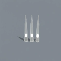 Non-sterile disposable polymer tip for pipette pipettes with filter 300 µl. in pack of 1000 pcs.