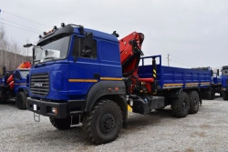 Special cargo truck with CMU produced by INMAN JSC on URAL 4320-4971-78, 4320-4971-80, 4320-4971-82 chassis. Mark G