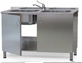 Double-socket cabinet with sink "KCm/Nzh 4-02 m-12/s"