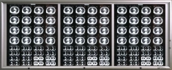 Medical Negatoscope according to TU 9452-001-11349579-2016 in variant version: Three-frame Negatoscope with accessories