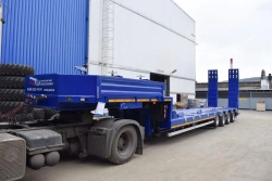 Flatbed semi-trailer, UZST brand, type 9176, modification 9176-0000044
