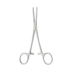 TZ-01-285-15 1x2-tooth toothed hemostatic clamp, straight, 150 mm