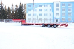 Semitrailer-tral TR-3, type PR3, modifications 92294-0000010-09. Axial unit AGOS-3-GT7-00.00.000-01