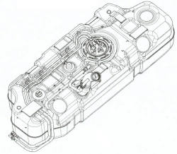 Fuel tank Gazelle next bus Diesel A31R32-1101006-30