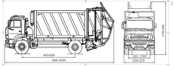 Container washing machine TG-7028-68 on chassis KAMAZ 53605 in modification KAMAZ 53605-A5