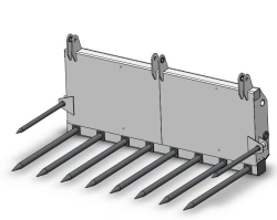 Replacement working tool for the SNU-550 universal mounted loader-loader: forks SNU-550-15-01