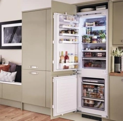 Cupboard for built-in refrigerator "Bashkir Furniture Factory" brand.