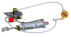 Vehicle door pneumatic actuator 40N1X50/145T1B006