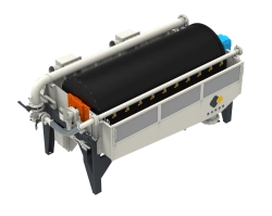 Magnetic separator for ore concentrates