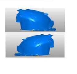 Front part of front right fender liner