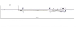Straight frame rail of P50 type with curved shank of the project 2642.03.010??2