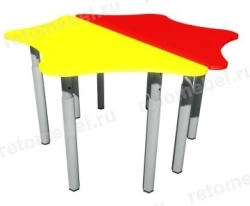 Table Romashka (2 halves) on adjustable legs