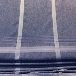 Smooth-dyed cotton terry fabric for sewing towels