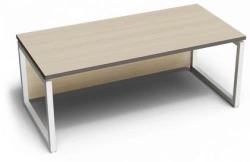 Table on metal supports. Open Space Hand