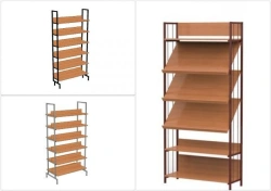 Metal shelving unit