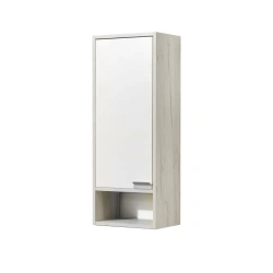 Cupboard - column Aquaton Fly 1-leaf white, oak kraft left 1A237903FAX1L1.A237.9.03F.AX1.L