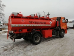 Fuel tanker type 576557 on KAMAZ chassis KAMAZ-018/2011/TRCU-3axel-102 65115-A5, 65115-50, 65115-RR, 65115-RS