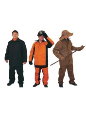 Men's suit mod.185 against elevated temperatures and mechanical effects, made of woollen cloth OP with overlays of arselonova t
