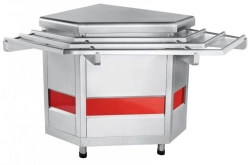 Swivelling module MP-90KM (stainless steel worktop)