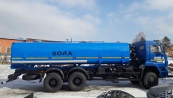Tank truck for transportation of food liquids (technical water) ????/???/?? 4671N6-20 on chassis Kamaz 6522-RT