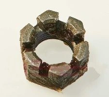 Hexagonal slotted low nuts OST 1 33050-80