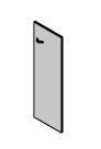 Medium LDPE door. Furniture set "Air Zone"