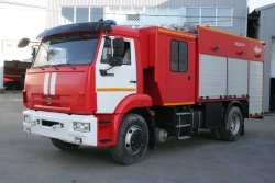 Fire tanker truck ?? 5,0-70 type 4673F1 on chassis KAMAZ 43253-G5
